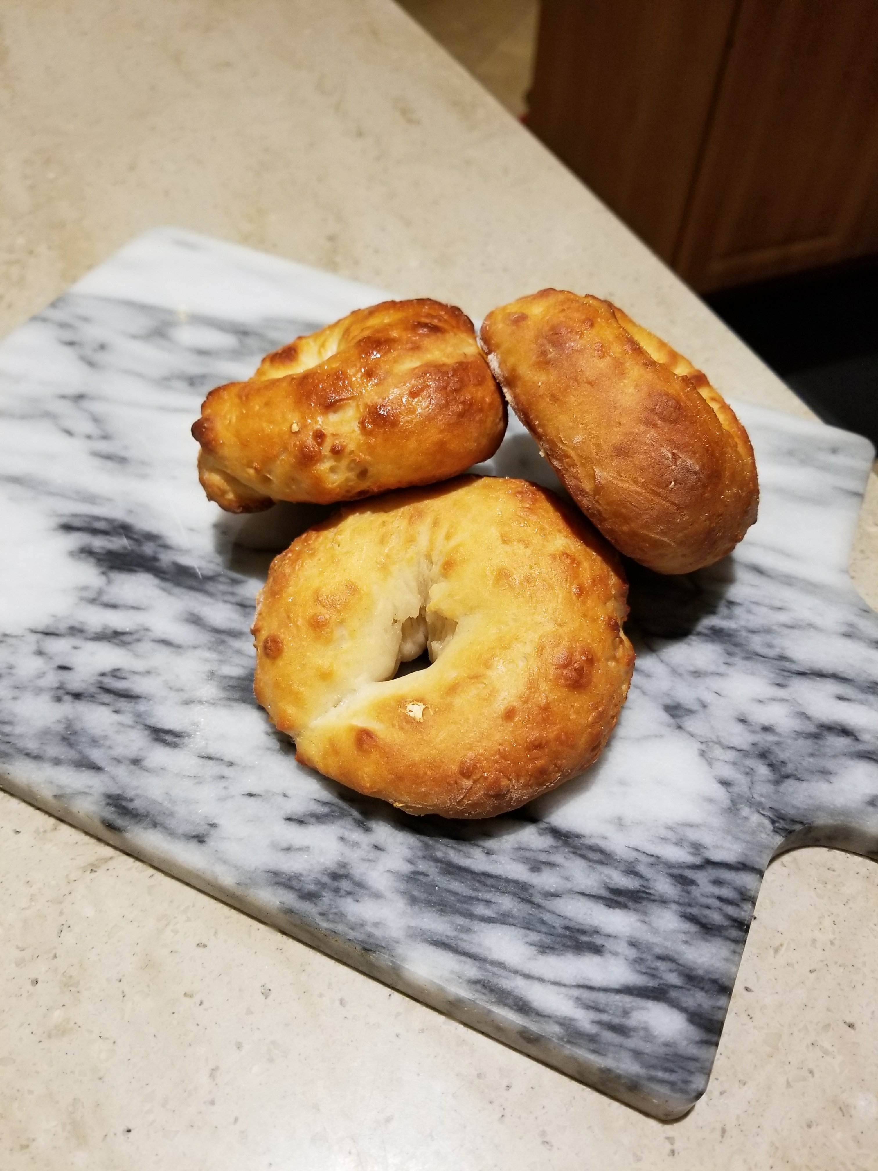 Homemade bagels