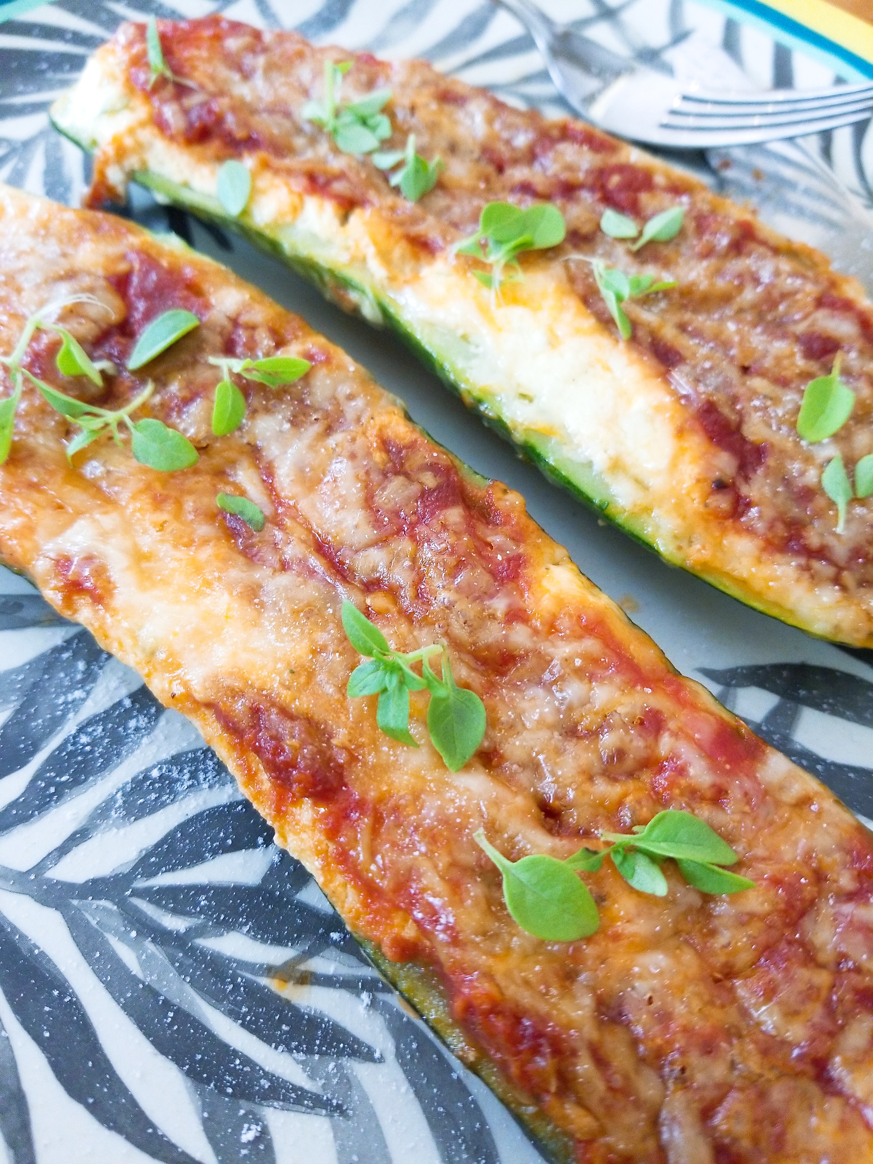 Zucchini boats with ricotta cheese – Pardon My French Cuisine